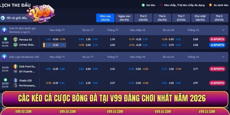 V99 cá cược bóng đá | Khám phá thiên đường bắt kèo hot 2026 - Va77